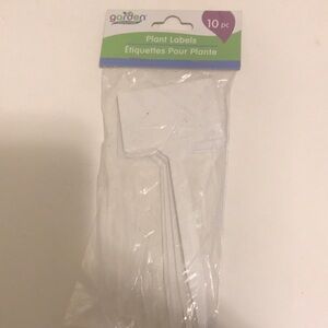 Essentials White Garden Plant Labels - Pack of 10